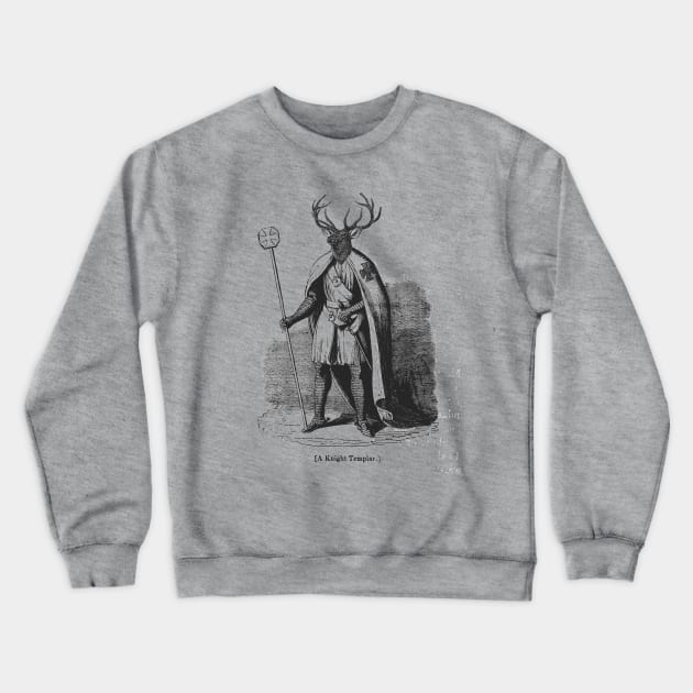 A Knight Templar Crewneck Sweatshirt by wanungara